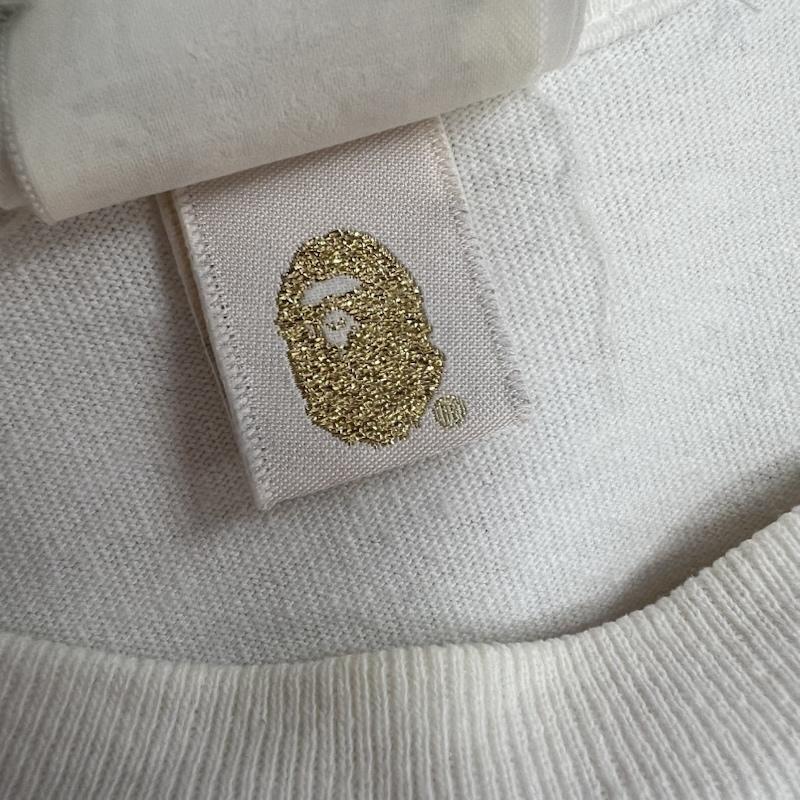 アベイシングエイプ A BATHING APE Tシャツ 半袖 CAPTAIN LOGO TEE ロゴ Tシャツ M 白 / ホワイト / white メンズ USED 古着 中古 50164156
