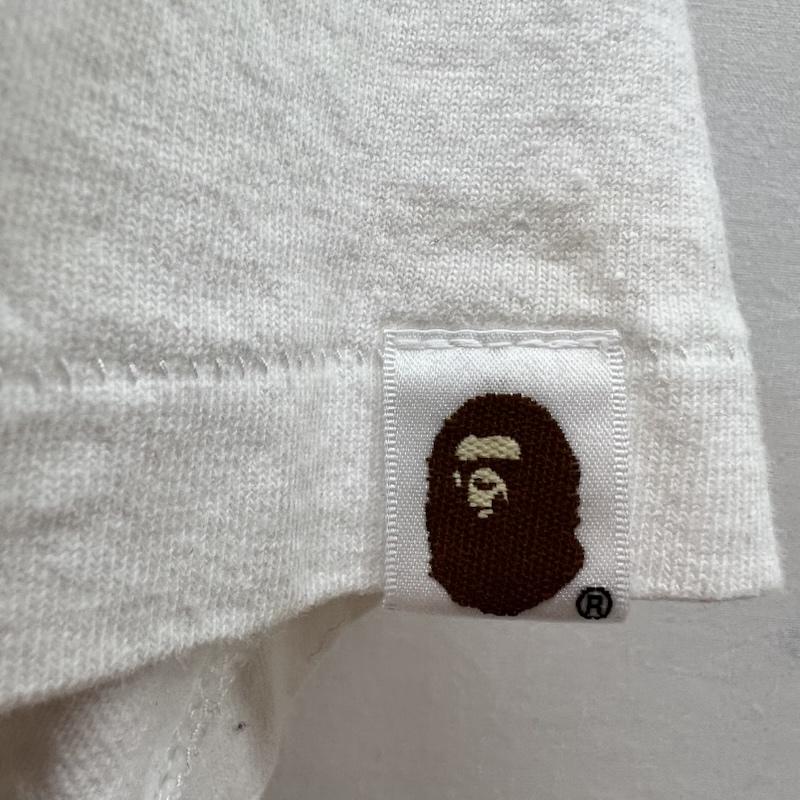 アベイシングエイプ A BATHING APE Tシャツ 半袖 CAPTAIN LOGO TEE ロゴ Tシャツ M 白 / ホワイト / white メンズ USED 古着 中古 50164156