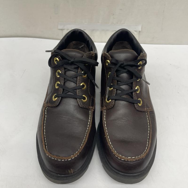 ティンバーランド Timberland ブーツ ショートブーツ TB0A6EU1W01 BASIC SINGLE MOC TOE OX WP デッキ シューズ 25.0cm 茶 / ブラウン / brown メンズ USED 古着 中古 50164157