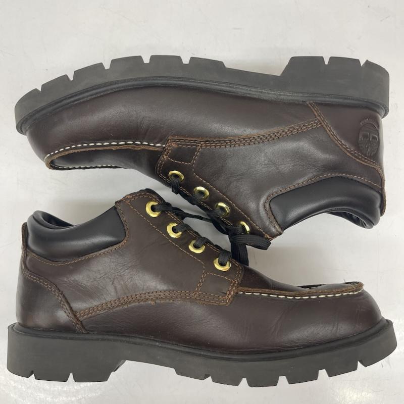 ティンバーランド Timberland ブーツ ショートブーツ TB0A6EU1W01 BASIC SINGLE MOC TOE OX WP デッキ シューズ 25.0cm 茶 / ブラウン / brown メンズ USED 古着 中古 50164157
