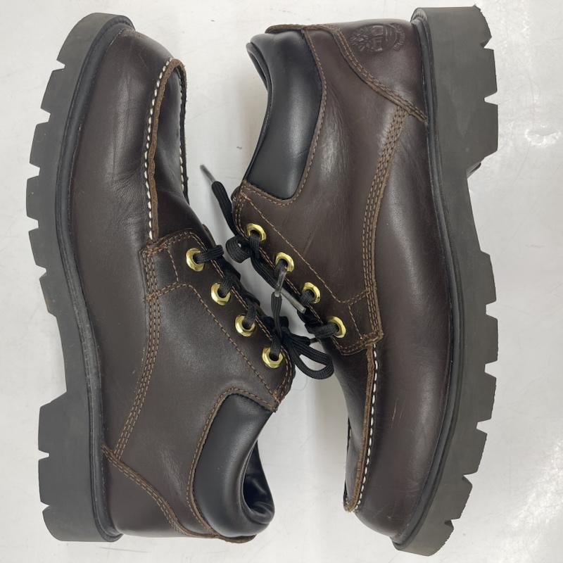 ティンバーランド Timberland ブーツ ショートブーツ TB0A6EU1W01 BASIC SINGLE MOC TOE OX WP デッキ シューズ 25.0cm 茶 / ブラウン / brown メンズ USED 古着 中古 50164157
