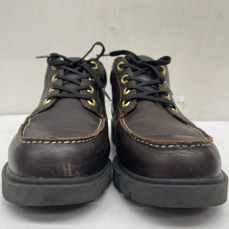 ティンバーランド Timberland ブーツ ショートブーツ TB0A6EU1W01 BASIC SINGLE MOC TOE OX WP デッキ シューズ 25.0cm 茶 / ブラウン / brown メンズ USED 古着 中古 50164157