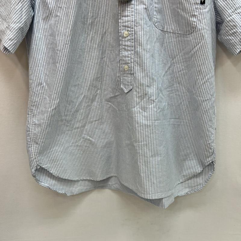 ステューシー STUSSY シャツ、ブラウス 半袖 USA製 ストライプ ボタンダウン プルオーバー シャツ M メンズ USED 古着 中古 50164158