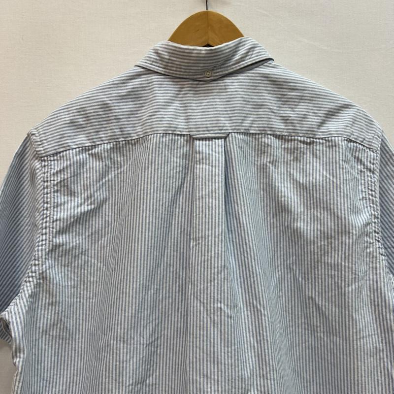 ステューシー STUSSY シャツ、ブラウス 半袖 USA製 ストライプ ボタンダウン プルオーバー シャツ M メンズ USED 古着 中古 50164158