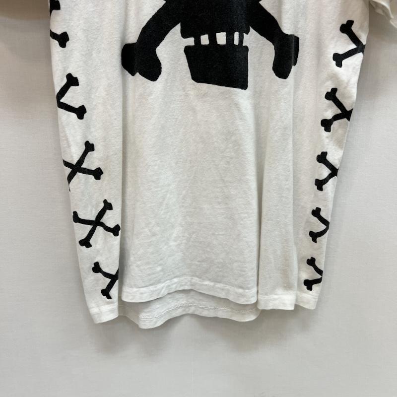 ステューシー STUSSY Tシャツ 半袖 スカル ロゴ Tシャツ S 白 / ホワイト / white メンズ USED 古着 中古 50164161