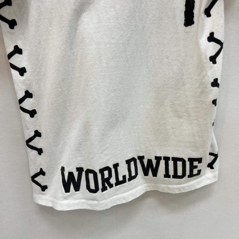 ステューシー STUSSY Tシャツ 半袖 スカル ロゴ Tシャツ S 白 / ホワイト / white メンズ USED 古着 中古 50164161