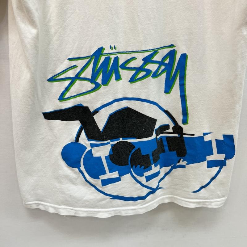 ステューシー STUSSY Tシャツ 半袖 × FPAR コラボ Tシャツ M 白 / ホワイト / white メンズ USED 古着 中古 50164162