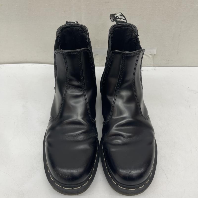 ドクターマーチン Dr.Martens ブーツ 一般 2976 ws aw006 WHITE STITCH LEATHER CHELSEA BOOTS サイドゴア ブーツ US：7 黒 / ブラック / black メンズ USED 古着 中古 50164163