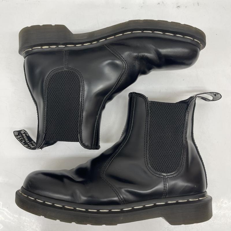 ドクターマーチン Dr.Martens ブーツ 一般 2976 ws aw006 WHITE STITCH LEATHER CHELSEA BOOTS サイドゴア ブーツ US：7 黒 / ブラック / black メンズ USED 古着 中古 50164163