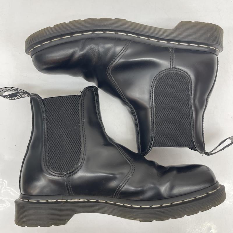ドクターマーチン Dr.Martens ブーツ 一般 2976 ws aw006 WHITE STITCH LEATHER CHELSEA BOOTS サイドゴア ブーツ US：7 黒 / ブラック / black メンズ USED 古着 中古 50164163