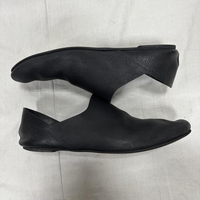 古着 USED スリッポン スリッポン AUTTAA アウッタ Room Shoes レザースリッポンシューズ ブラック - 無地 黒 / ブラック / black メンズ USED 古着 中古 50164164