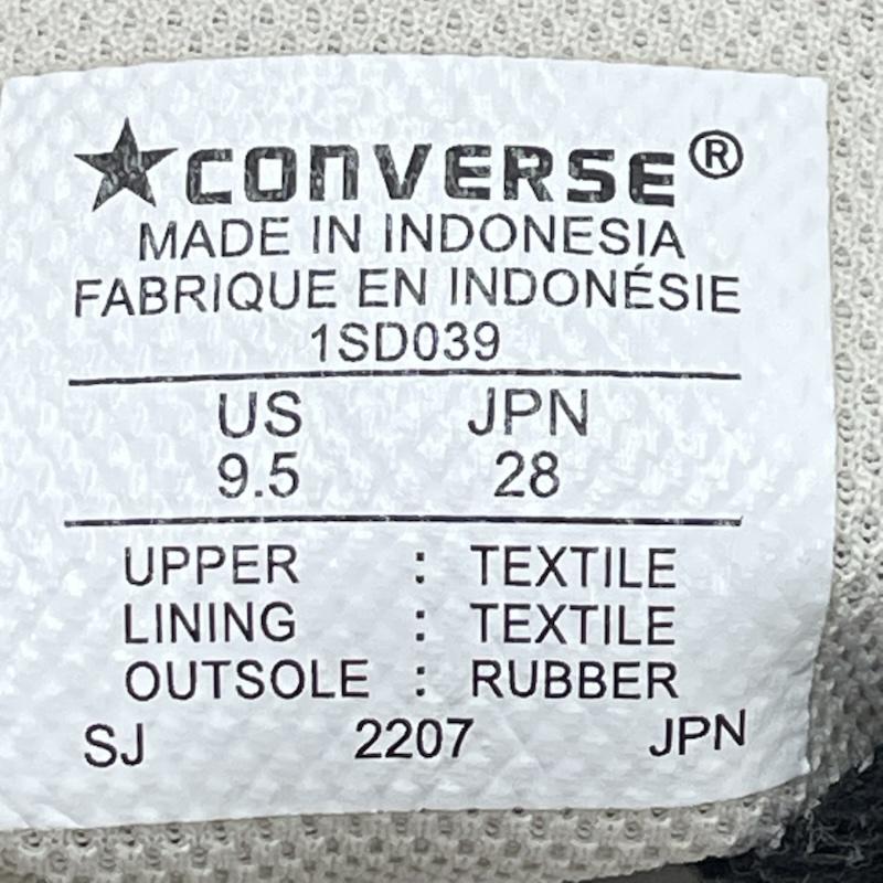 コンバース CONVERSE スニーカー スニーカー 1sd039 ALL STAR 100 TREKWAVE OX トレックウエーブ 28.0cm メンズ USED 古着 中古 50164165