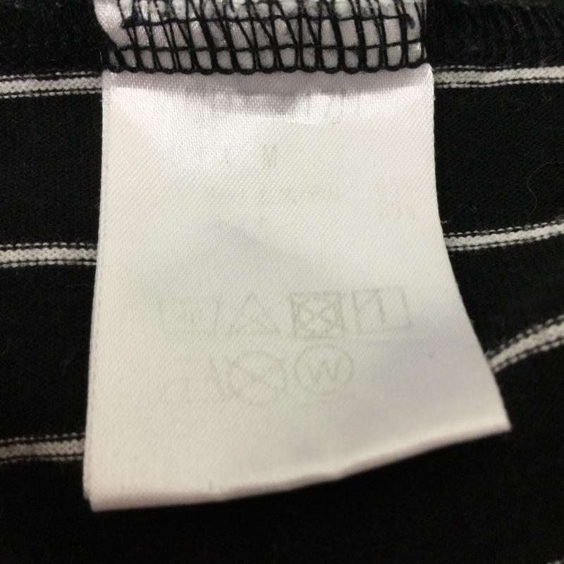 ナンバーナイン デニム NUMBER (N)INE DENIM ポロシャツ 半袖 NUMBER (N)INE DENIM ストライプ ポロシャツ M ストライプ 黒 / ブラック / black メンズ USED 古着 中古 50164167