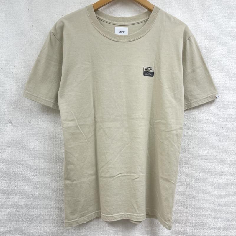 ダブルタップス WTAPS Tシャツ 半袖 日本製 URBAN COMPOSITIONS ロゴ クルーネック Tシャツ ベージュ / ベージュ / beige メンズ USED 古着 中古 50164172