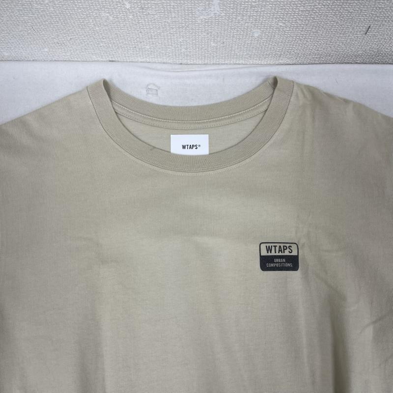 ダブルタップス WTAPS Tシャツ 半袖 日本製 URBAN COMPOSITIONS ロゴ クルーネック Tシャツ ベージュ / ベージュ / beige メンズ USED 古着 中古 50164172