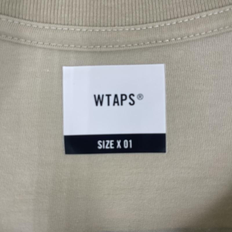 ダブルタップス WTAPS Tシャツ 半袖 日本製 URBAN COMPOSITIONS ロゴ クルーネック Tシャツ ベージュ / ベージュ / beige メンズ USED 古着 中古 50164172