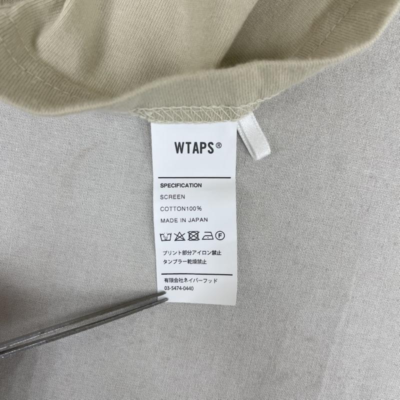 ダブルタップス WTAPS Tシャツ 半袖 日本製 URBAN COMPOSITIONS ロゴ クルーネック Tシャツ ベージュ / ベージュ / beige メンズ USED 古着 中古 50164172
