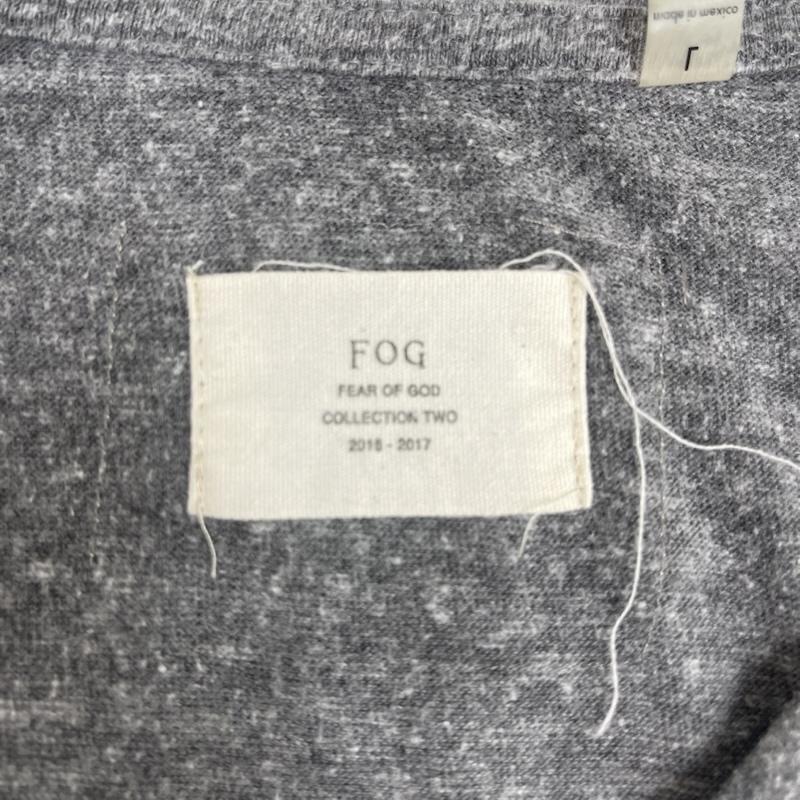 フィアーオブゴッド Fear of God Tシャツ 半袖 2016-2017 コレクション メキシコ製 クルーネック Tシャツ カットソー L 灰 / グレー / gray メンズ USED 古着 中古 50164174