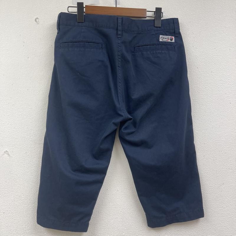アベイシングエイプ A BATHING APE パンツ ショートパンツ 日本製 ワーク ハーフパンツ クロップド パンツ 4860-152-001 M 紺 / ネイビー / navy メンズ USED 古着 中古 50164175