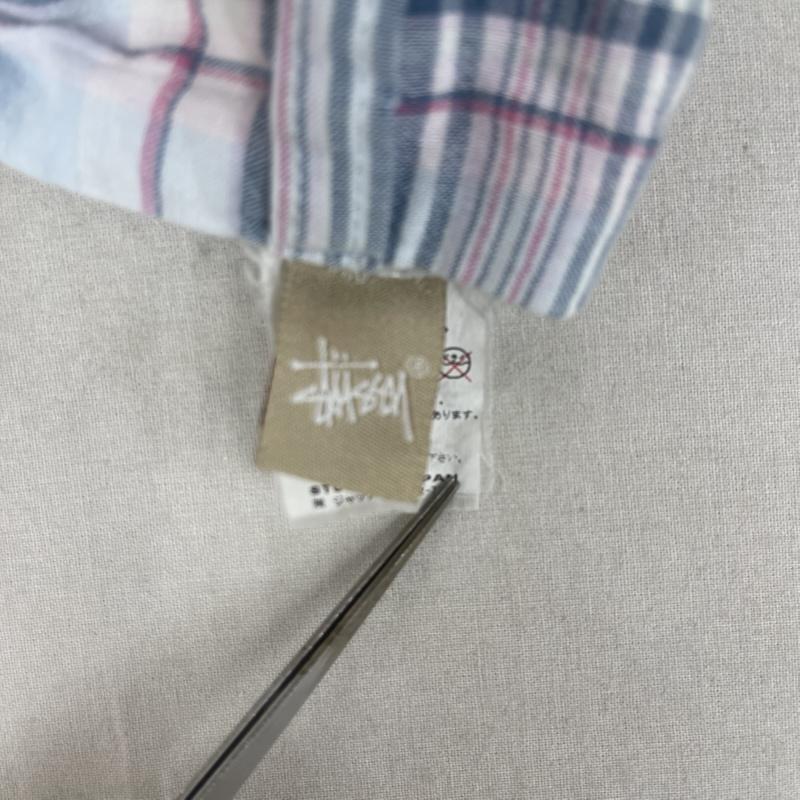 ステューシー STUSSY パンツ ショートパンツ チェック柄 ショート パンツ ハーフ パンツ 32 水色 / ライトブルー / メンズ USED 古着 中古 50164178