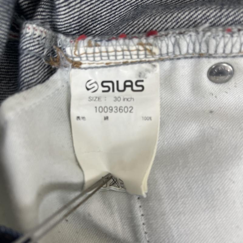 サイラス SILAS パンツ デニム、ジーンズ 日本製 赤耳 セルビッチ デニム パンツ ジーンズ 10093602 30インチ インディゴ / インディゴ / Indigo メンズ USED 古着 中古 50164179