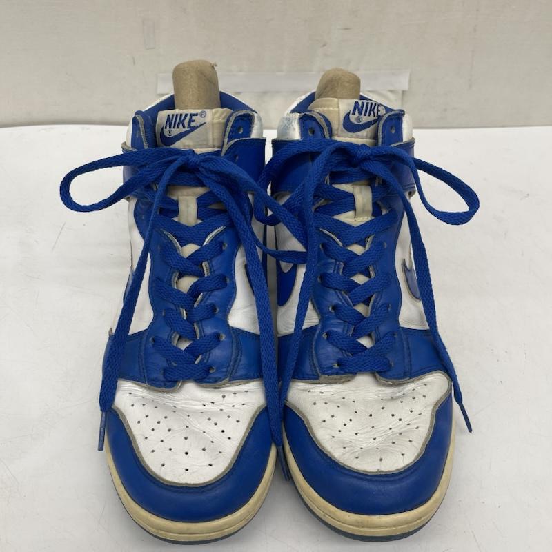 ナイキ NIKE スニーカー スニーカー 630335 141 Dunk High LE White/Royal Blue ダンクハイ スニーカー 26.5cm 青 / ブルー / blue メンズ USED 古着 中古 50164184
