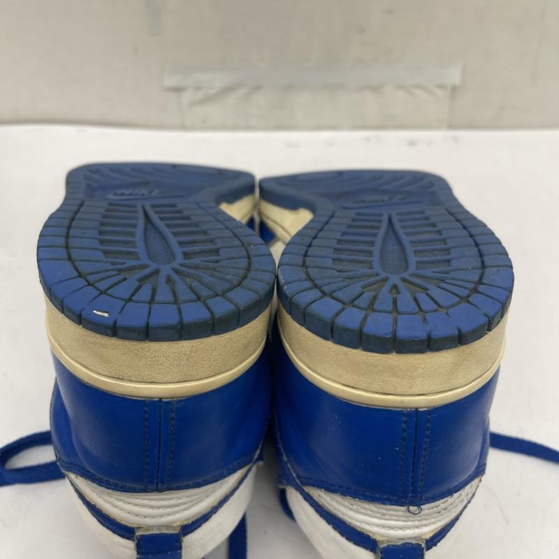 ナイキ NIKE スニーカー スニーカー 630335 141 Dunk High LE White/Royal Blue ダンクハイ スニーカー 26.5cm 青 / ブルー / blue メンズ USED 古着 中古 50164184