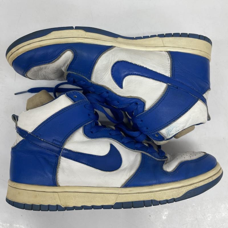 ナイキ NIKE スニーカー スニーカー 630335 141 Dunk High LE White/Royal Blue ダンクハイ スニーカー 26.5cm 青 / ブルー / blue メンズ USED 古着 中古 50164184