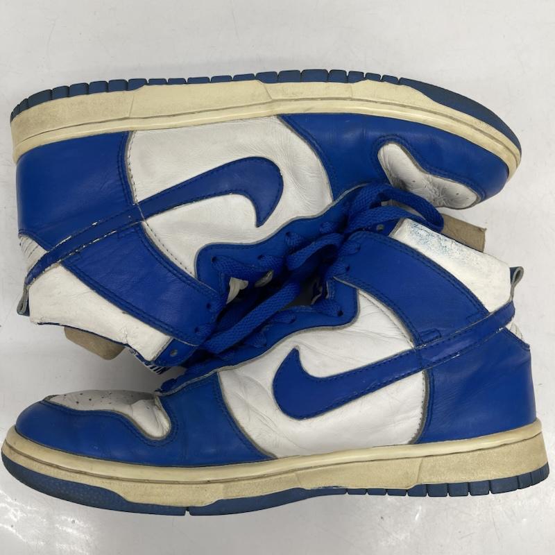 ナイキ NIKE スニーカー スニーカー 630335 141 Dunk High LE White/Royal Blue ダンクハイ スニーカー 26.5cm 青 / ブルー / blue メンズ USED 古着 中古 50164184