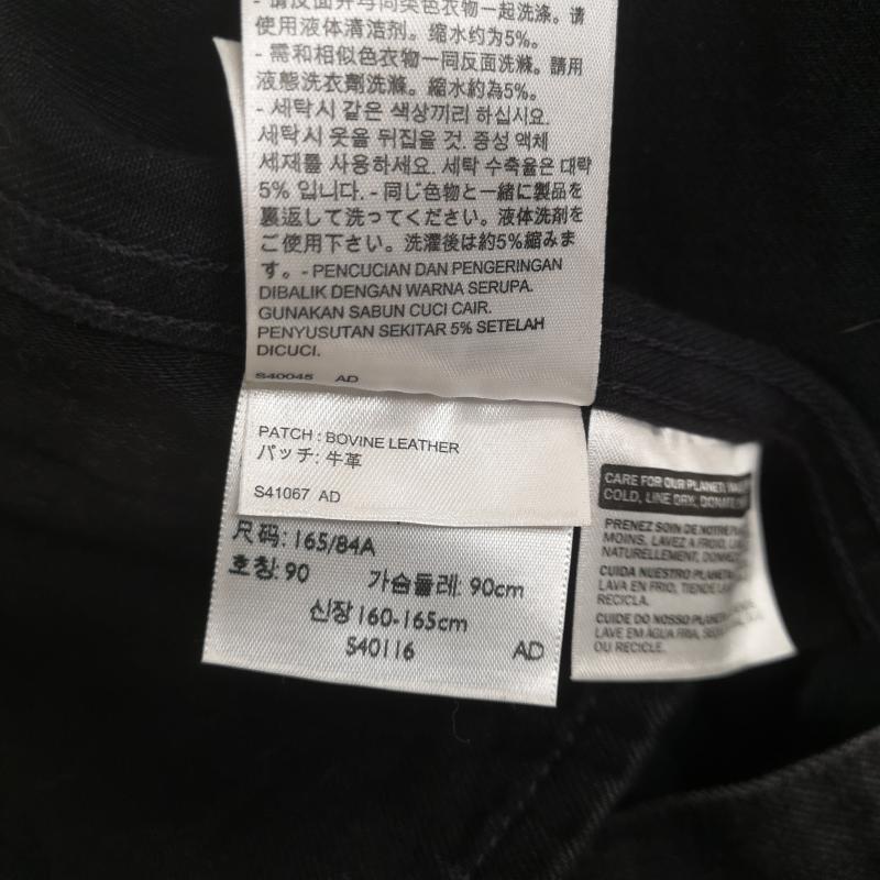 リーバイスプレミアム Levis PReMIUM ジャケット、上着 ジャケット、ブレザー フロントプリーツ ボックス シルエット デニム トラッカー ジャケット 19825-0004 1 黒 / ブラック / black メンズ USED 古着 中古 50164189