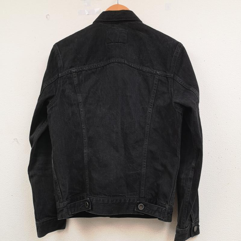 リーバイスプレミアム Levis PReMIUM ジャケット、上着 ジャケット、ブレザー フロントプリーツ ボックス シルエット デニム トラッカー ジャケット 19825-0004 1 黒 / ブラック / black メンズ USED 古着 中古 50164189