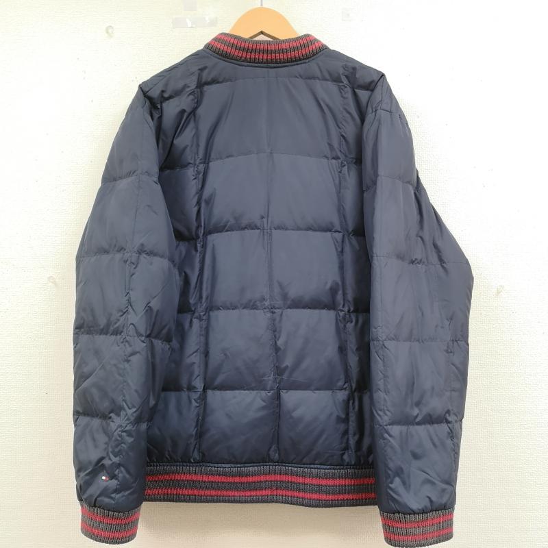 トミーヒルフィガー TOMMY HILFIGER ジャケット、上着 ジャケット、ブレザー ロゴ刺繍 リバーシブル 2WAY キルティング ボンバー ジャケット XL 赤 / レッド / red X 紺 / ネイビー / navy メンズ USED 古着 中古 50164193