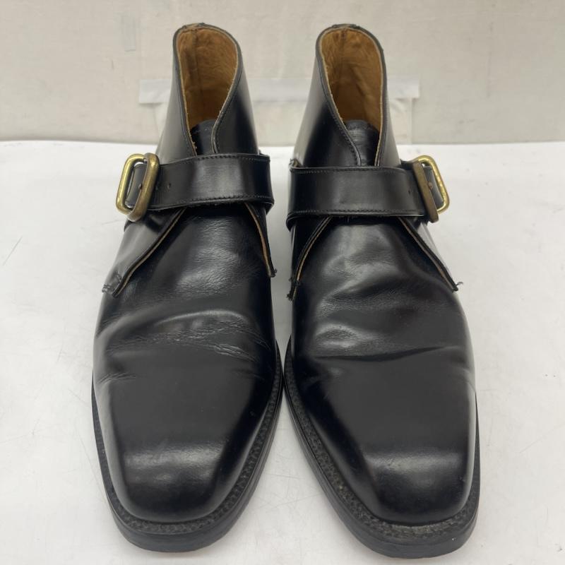 古着 USED 革靴 革靴 Jeffery-West イギリス製 シングル モンクストラップ チャッカ ブーツ UK：7 黒 / ブラック / black メンズ USED 古着 中古 50164194