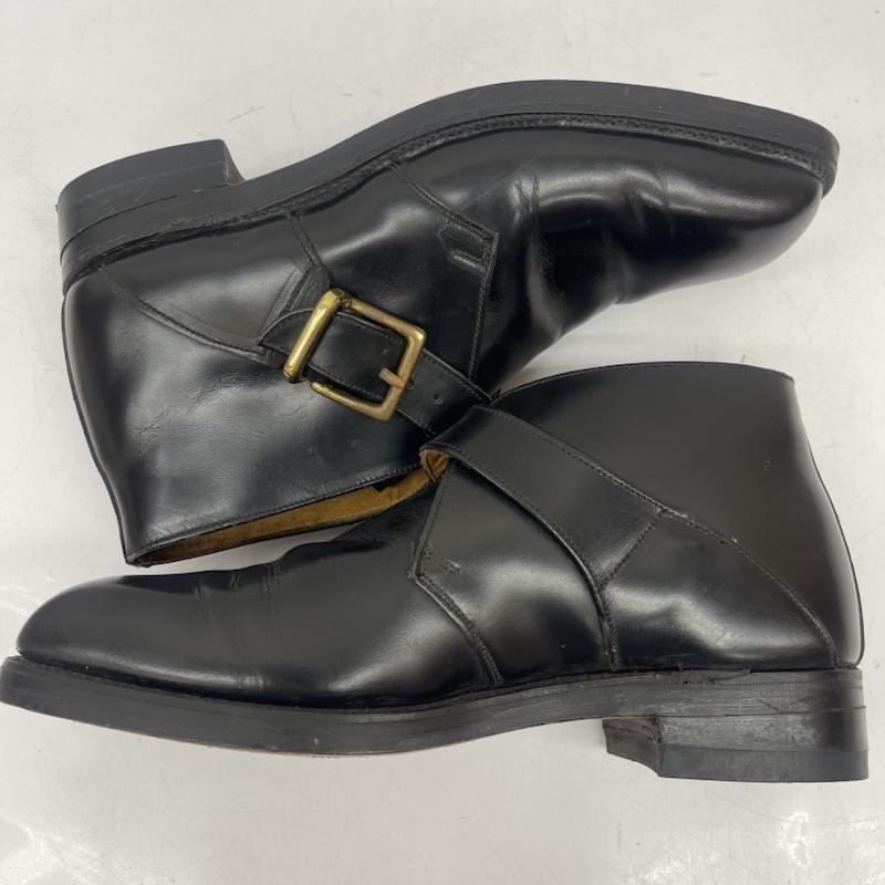 古着 USED 革靴 革靴 Jeffery-West イギリス製 シングル モンクストラップ チャッカ ブーツ UK：7 黒 / ブラック / black メンズ USED 古着 中古 50164194