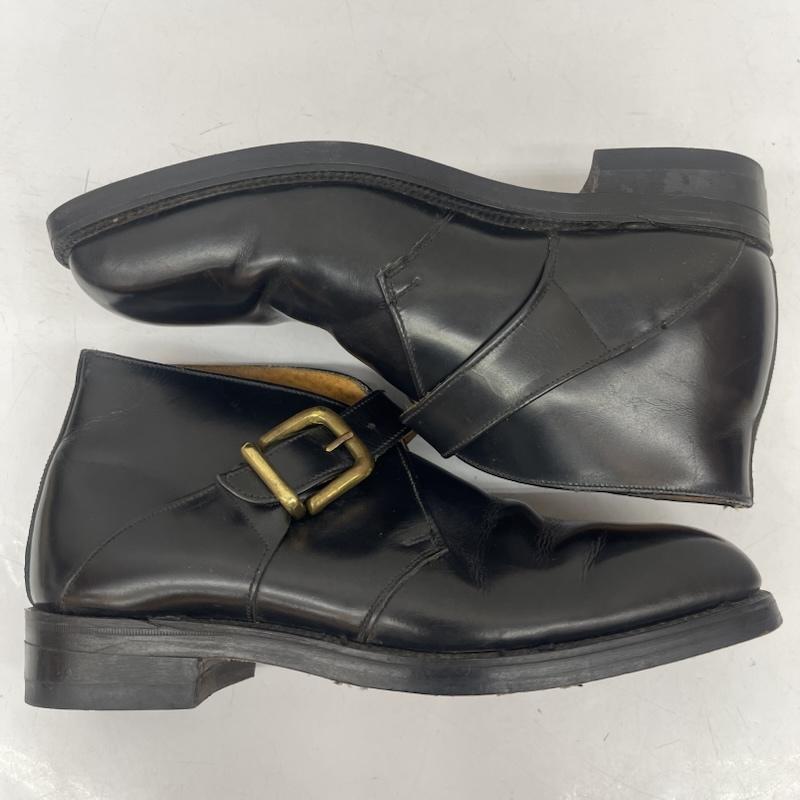 古着 USED 革靴 革靴 Jeffery-West イギリス製 シングル モンクストラップ チャッカ ブーツ UK：7 黒 / ブラック / black メンズ USED 古着 中古 50164194