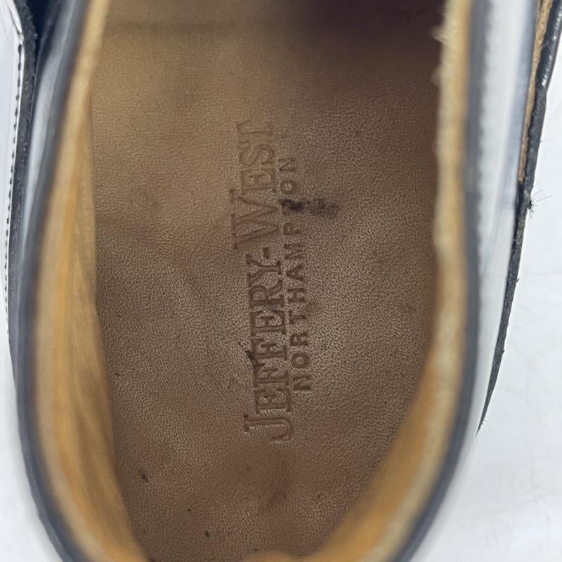 古着 USED 革靴 革靴 Jeffery-West イギリス製 シングル モンクストラップ チャッカ ブーツ UK：7 黒 / ブラック / black メンズ USED 古着 中古 50164194