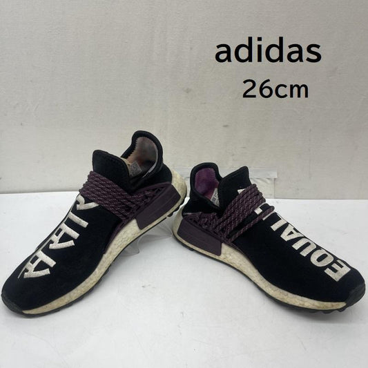 アディダス adidas スニーカー スニーカー PW HU HOLI NMD MC EQUALITY ファレル ウィリアムス コラボ スニーカー ac7033 26.0cm 黒 / ブラック / black メンズ USED 古着 中古 50164195