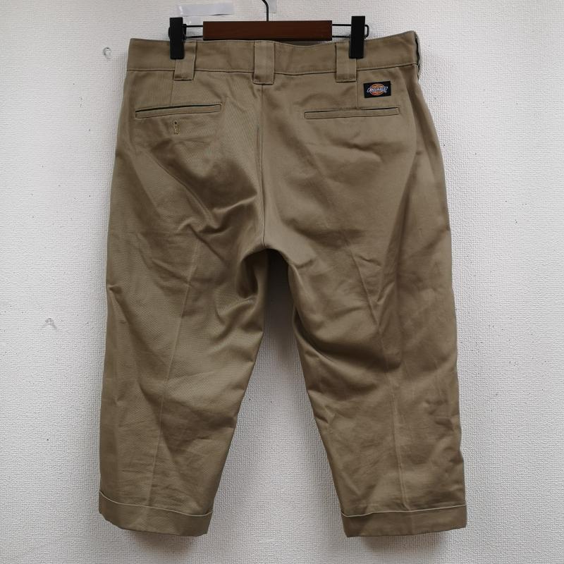 ディッキーズ Dickies パンツ ワークパンツ、ペインターパンツ TC ツイル 生地 ワイド トンネル ループ クロップド パンツ 1221733 34 ベージュ / ベージュ / beige メンズ USED 古着 中古 50164198