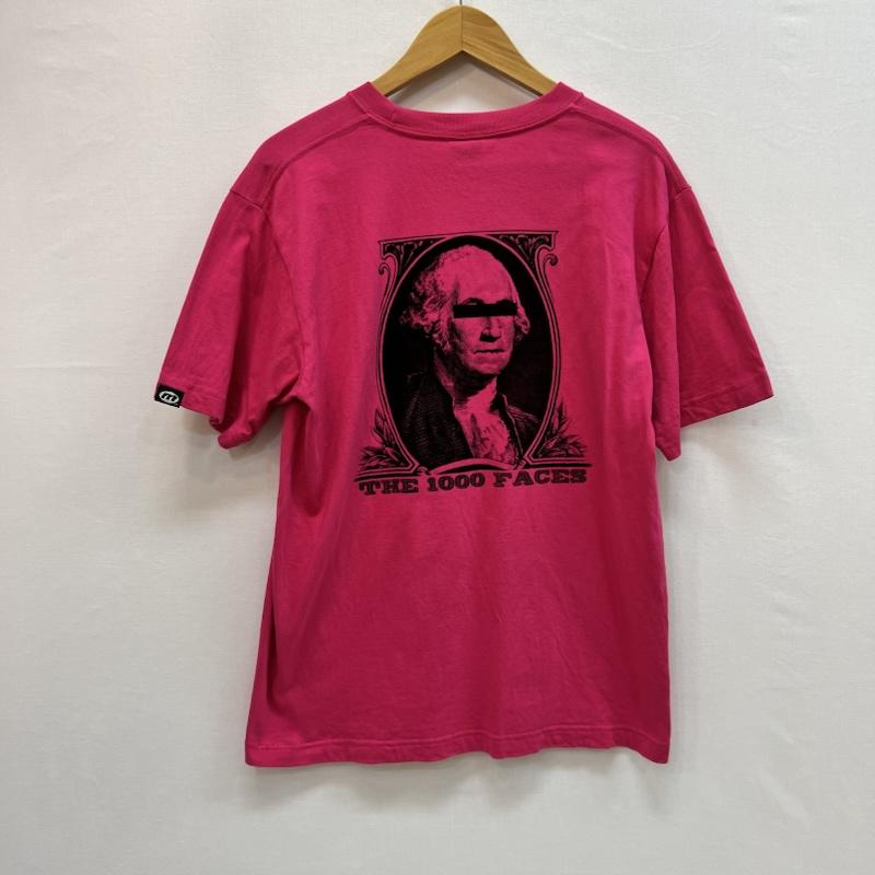 モンタージュ MONTAGE Tシャツ 半袖 00s the 1000 faces ジョージ・ワシントン Ｔシャツ M 桃 / ピンク / pink メンズ USED 古着 中古 50164201