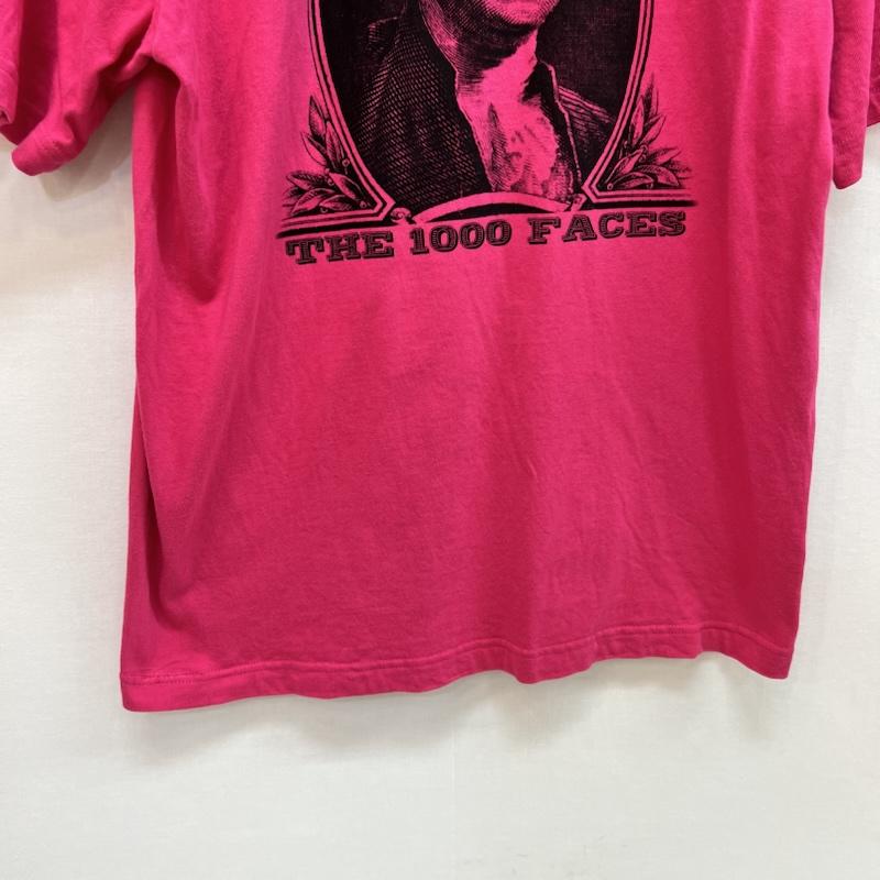 モンタージュ MONTAGE Tシャツ 半袖 00s the 1000 faces ジョージ・ワシントン Ｔシャツ M 桃 / ピンク / pink メンズ USED 古着 中古 50164201