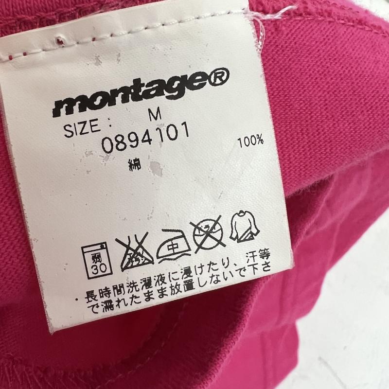モンタージュ MONTAGE Tシャツ 半袖 00s the 1000 faces ジョージ・ワシントン Ｔシャツ M 桃 / ピンク / pink メンズ USED 古着 中古 50164201