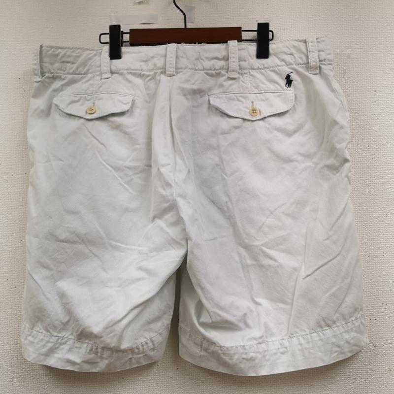 ポロラルフローレン POLO RALPH LAUREN パンツ ショートパンツ コットン ツイル生地 コイン ポケット ワンポイント刺繡 M047RCC-05RW 38 白 / ホワイト / white メンズ USED 古着 中古 50164202