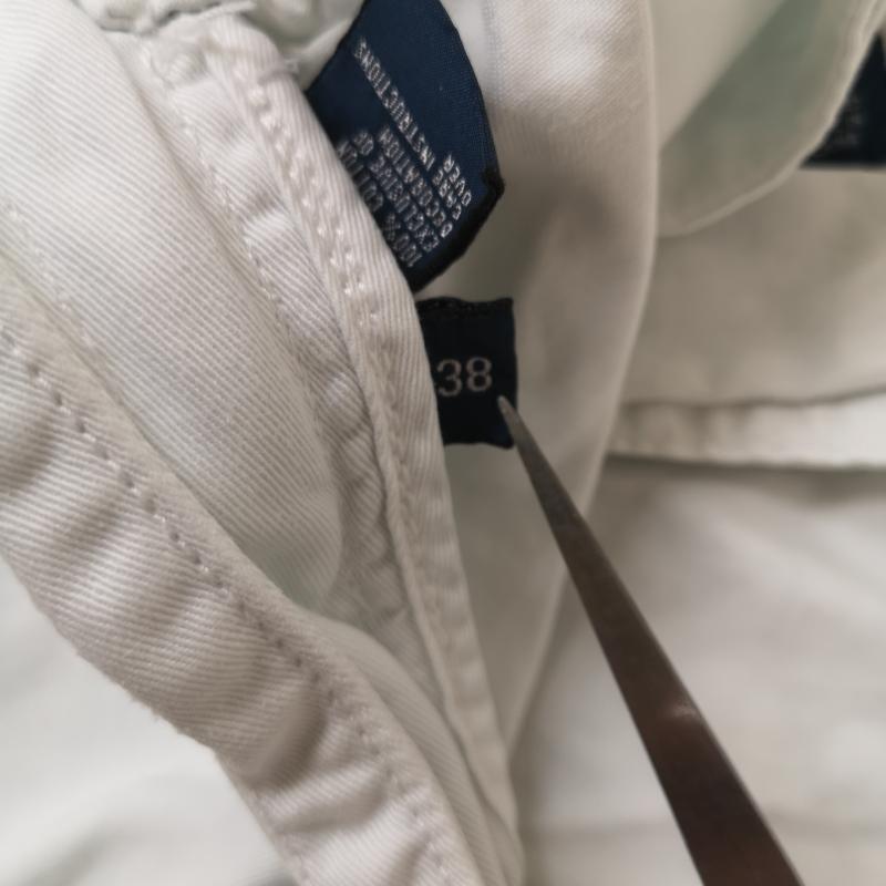 ポロラルフローレン POLO RALPH LAUREN パンツ ショートパンツ コットン ツイル生地 コイン ポケット ワンポイント刺繡 M047RCC-05RW 38 白 / ホワイト / white メンズ USED 古着 中古 50164202