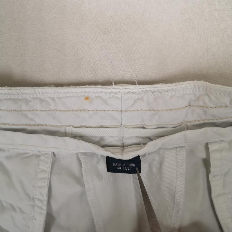 ポロラルフローレン POLO RALPH LAUREN パンツ ショートパンツ コットン ツイル生地 コイン ポケット ワンポイント刺繡 M047RCC-05RW 38 白 / ホワイト / white メンズ USED 古着 中古 50164202