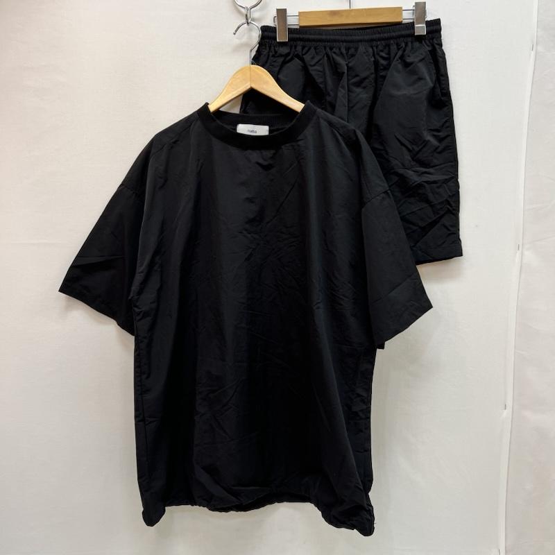 古着 USED Tシャツ 半袖 natto プレミアムナイロン セットアップ FREE 黒 / ブラック / black メンズ USED 古着 中古 50164208
