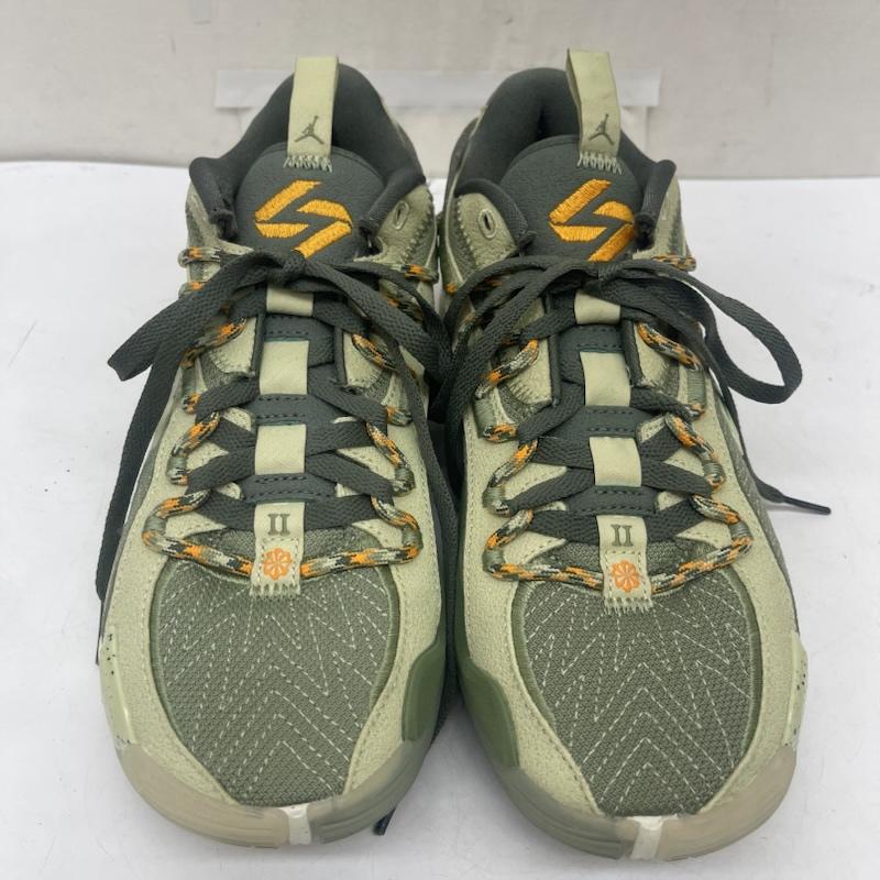 エアジョーダン AIR JORDAN スニーカー スニーカー JORDAN LUKA 2 S PF OLIVE AURA/VIVID ORANGE-OIL GREEN dx9034-308 25.0cm メンズ USED 古着 中古 50164209