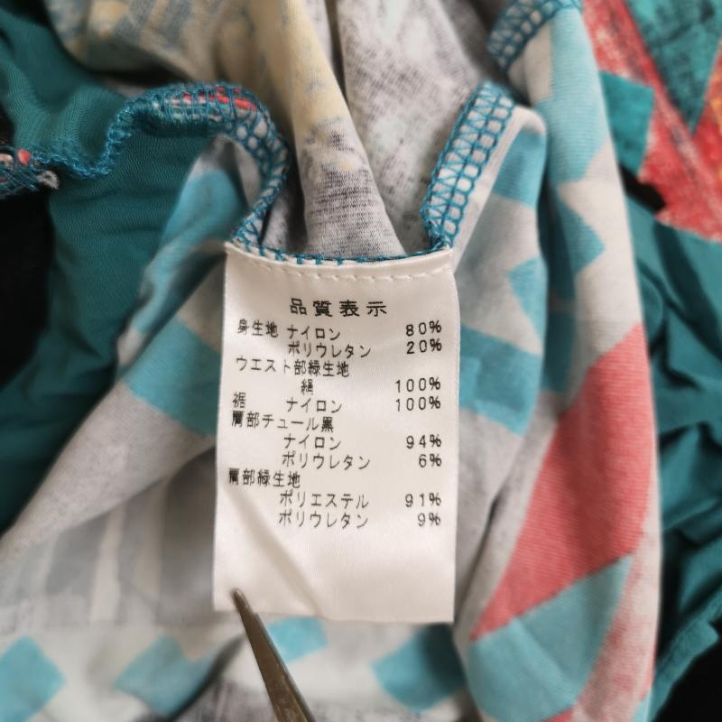 ＵＳＥＤ古着 USED/古着 カットソー 長袖 SAVE THE QUEEN イタリア製 Y2K パワーネット アシンメトリー M 水色 / ライトブルー / レディース USED 古着 中古 50164212