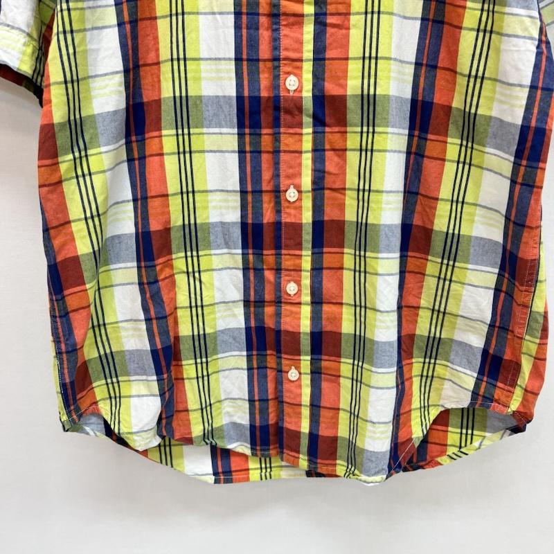 ラルフローレン RALPHLAUREN シャツ、ブラウス 半袖 インド綿 チェック ボタンダウンシャツ L レディース USED 古着 中古 50164214