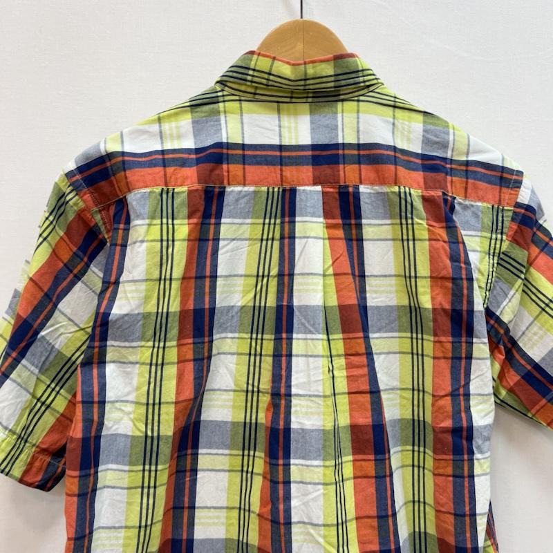 ラルフローレン RALPHLAUREN シャツ、ブラウス 半袖 インド綿 チェック ボタンダウンシャツ L レディース USED 古着 中古 50164214