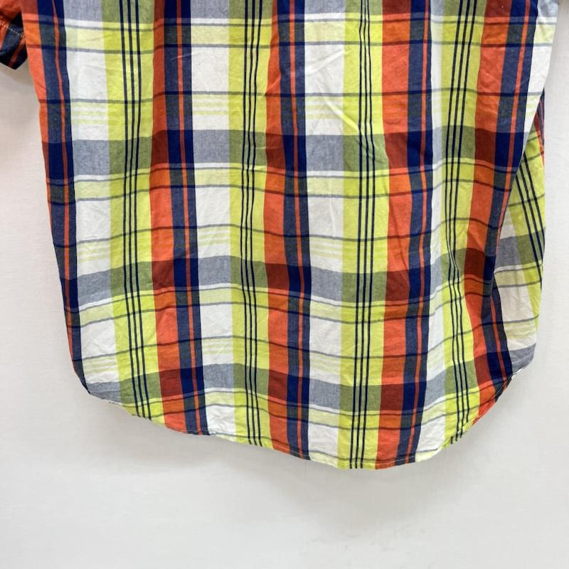 ラルフローレン RALPHLAUREN シャツ、ブラウス 半袖 インド綿 チェック ボタンダウンシャツ L レディース USED 古着 中古 50164214